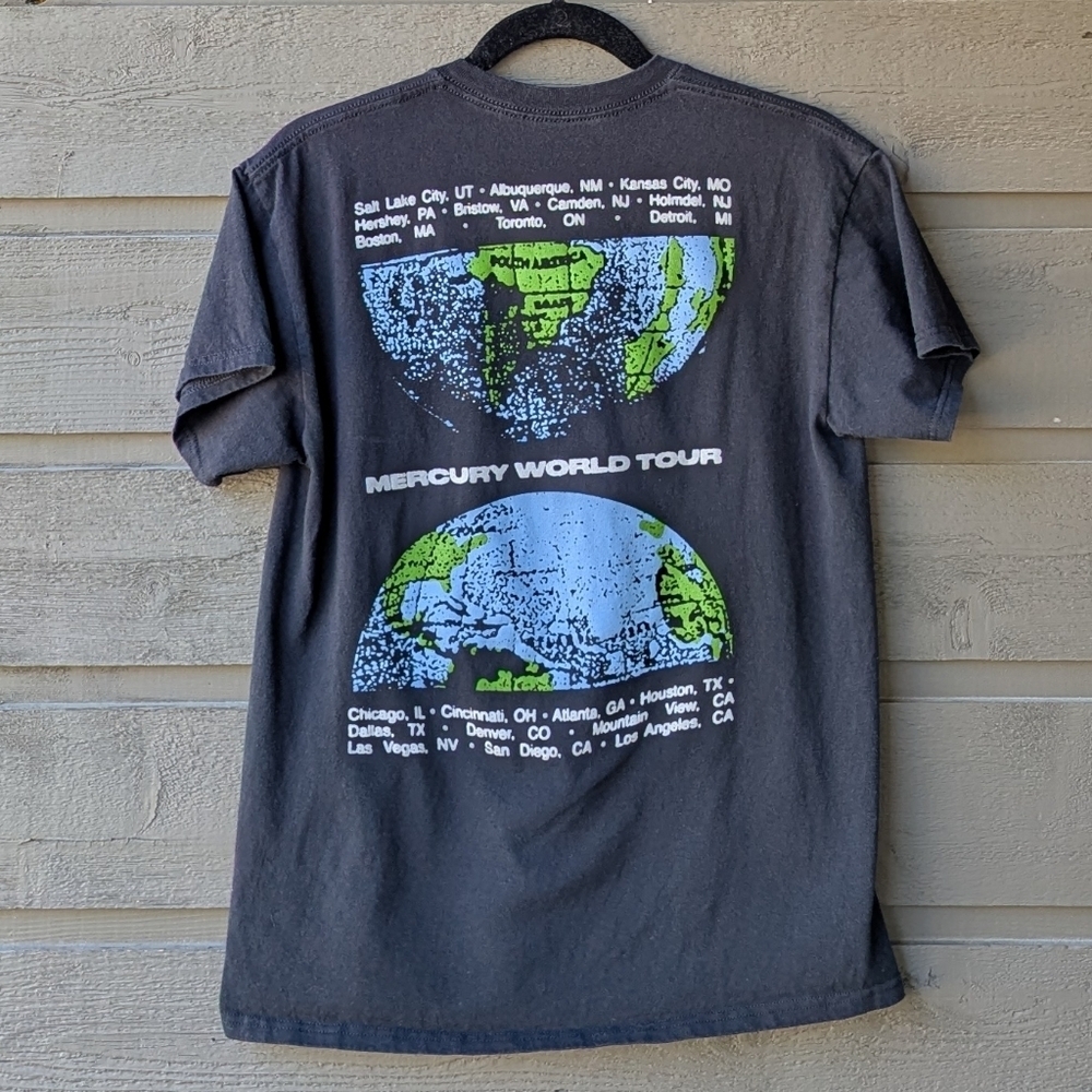 Imagine Dragons 2022 Mercury World Tour Short Sleeve Concert T-Shirt MED Black
